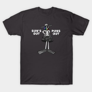 Claude the Clown: "Sun's Out, Puns Out" T-Shirt